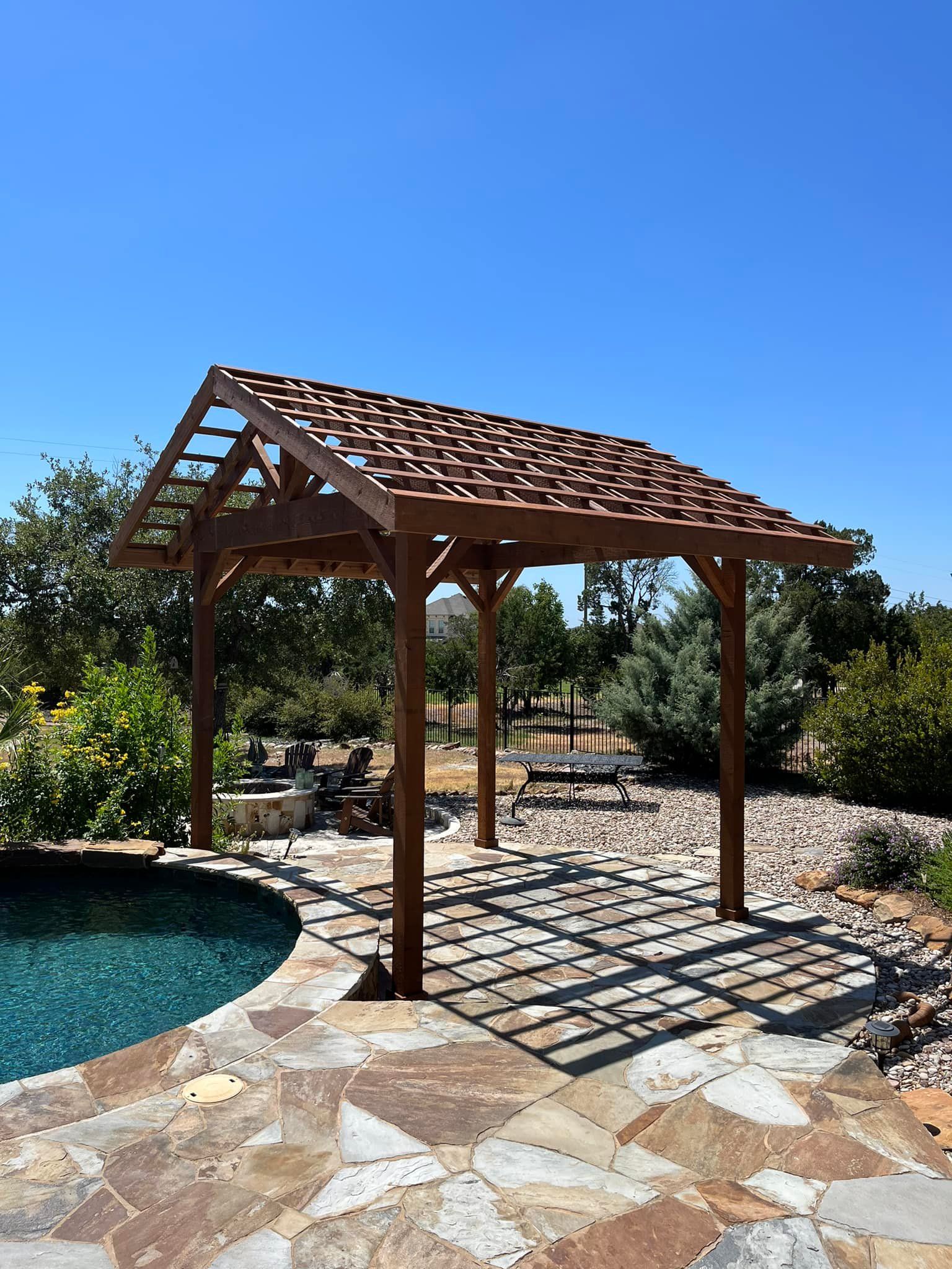 All Seasons custom outdoor living project in Central Texas — 39